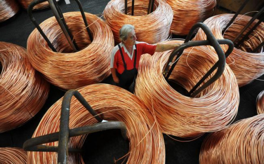 Giá đồng giảm do lo ngại thỏa thuận thương mại Mỹ - Trung có thể bị trì hoãn