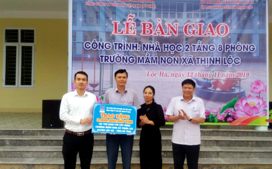 PV GAS tài trợ 3 tỷ đồng xây Trường Mầm non tại Hà Tĩnh
