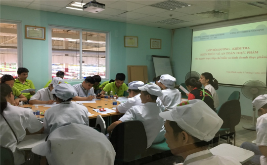 Sở Công Thương Nam Định mở các lớp tập huấn an toàn thực phẩm