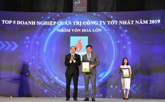 Đạm Phú Mỹ được vinh danh Doanh nghiệp Quản trị công ty tốt nhất năm 2019