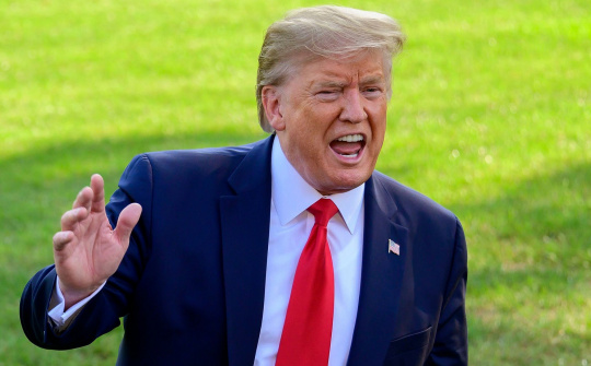 [Tin ảnh] Khi ông Trump "khó chịu"