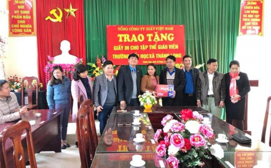 Người lao động ngành Giấy ấm áp nhiều hoạt động “nhường cơm sẻ áo”, tết là sẻ chia