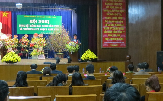 Năm 2020, Tổng Công ty Giấy Việt Nam tập trung triển khai quyết liệt nhiều giải pháp