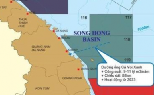 Đầu tư 2 nhà máy điện lấy khí từ mỏ Cá Voi Xanh