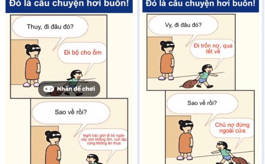 Cười nghiêng ngả vì “một câu chuyện hơi buồn”