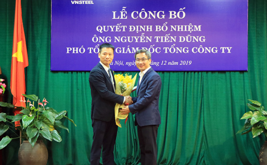 Tổng Công ty Thép bổ nhiệm Phó TGĐ mới