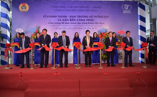 Dệt 8-3 khánh thành-khai trương hệ thống sợi