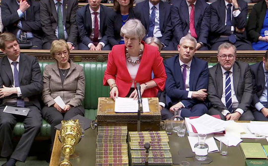 Tin ảnh: Brexit thất bại lần hai