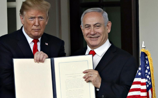 Tin ảnh: Ông Trump luôn đồng hành cùng Israel