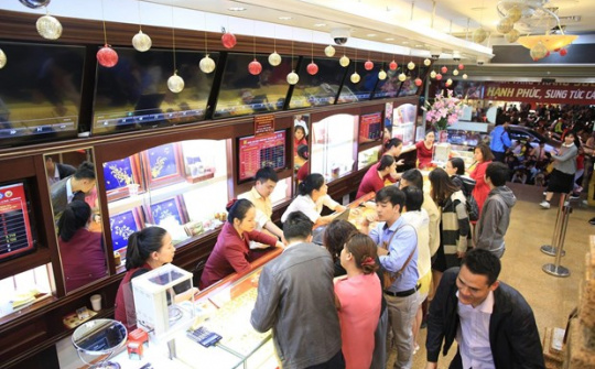 Giá vàng hôm nay 4/3: Giá vàng SJC, Vàng Rồng Thăng Long và tỷ giá trung tâm cùng tăng