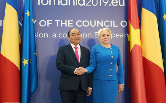 Thủ tướng Việt Nam, Romania hội đàm