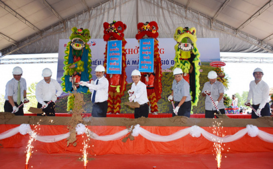 Khởi công Khu điều hành Nhà máy điện gió Đông Hải 1