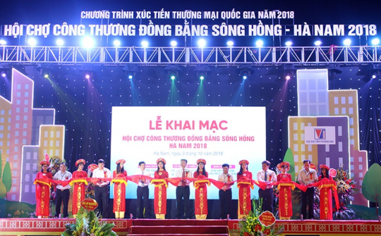 260 gian hàng tham gia Hội chợ Công Thương vùng Đồng bằng sông Hồng - Ninh Bình 2019