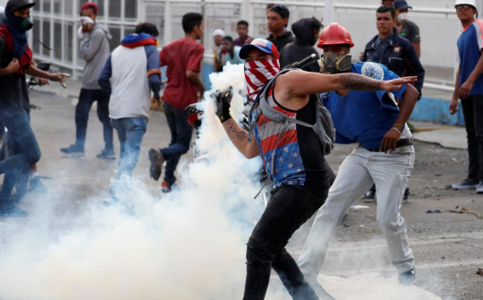 Tin ảnh: Một ngày đáng quên tại Venezuela