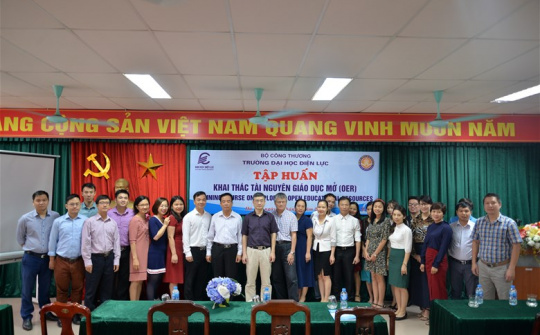 Đại học Điện lực tổ chức lớp tập huấn về khai thác Tài nguyên Giáo dục Mở (OER)