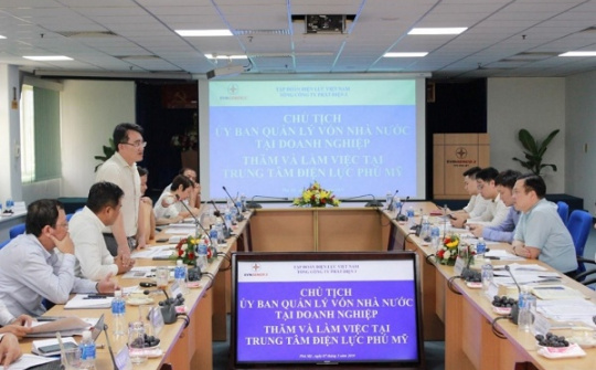 Trung tâm Điện lực Phú Mỹ đón tiếp Đoàn Ủy ban Quản lý vốn Nhà nước
