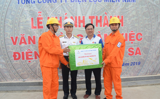 EVN Khánh thành văn phòng Điện lực Trường Sa