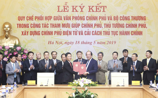 Bộ Công Thương phối hợp Văn phòng Chính phủ đẩy mạnh Chính phủ điện tử