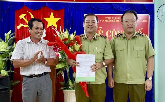 Cục QLTT Bạc Liêu có tân Cục trưởng
