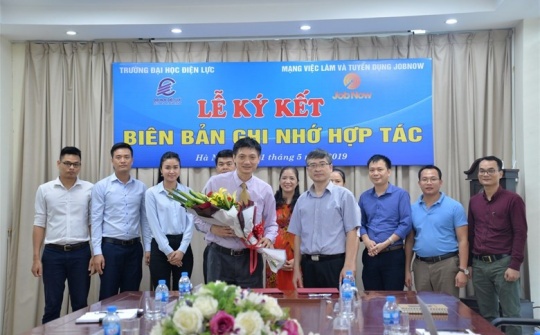 Trường Đại học Điện lực ký biên bản hợp tác với Công ty cổ phần ADT Quốc tế