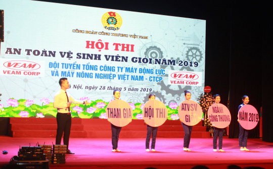 Người lao động ngành Công Thương tưng bừng đón Hội thi an toàn vệ sinh viên giỏi