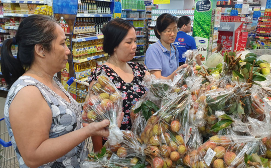 Vải thiều Bắc Giang đã có mặt tại hệ thống Saigon Co.op