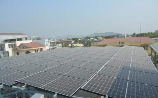 PC Bình Định: Hoàn thành lắp đặt hệ thống điện mặt trời áp mái giai đoạn 2