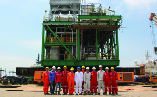 Hạ thủy Module Train A dự án ‘Mở rộng công suất nén khí Lô 09-1’