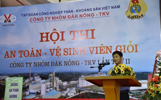 Sôi nổi Hội thi An toàn vệ sinh viên giỏi Công ty Nhôm Đắk Nông - TKV lần thứ II năm 2019