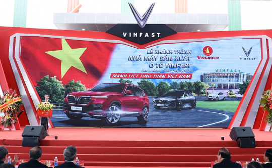 Vingroup chính thức khánh thành nhà máy ô tô VinFast