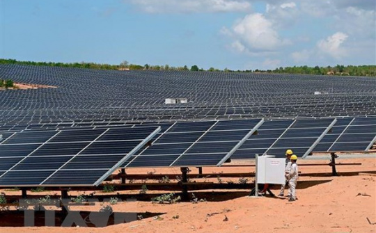 Nhà máy điện mặt trời Phước Hữu - Điện lực 1 chính thức đi vào hoạt động