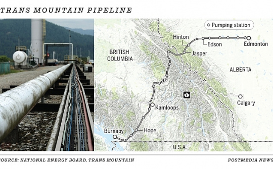 Canada khởi động dự án mở rộng đường ống dẫn dầu gây tranh cãi