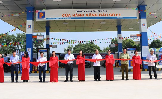 Petrolimex Phú Thọ: Khai trương cửa hàng xăng dầu số 61