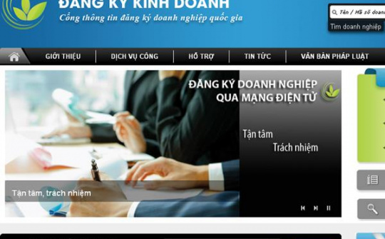 Miễn lệ phí đăng ký doanh nghiệp nếu đăng ký qua mạng điện tử