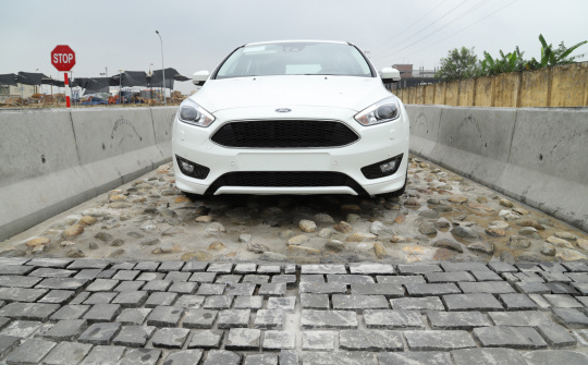 Đường thử xe 1.080m mới của Ford Việt Nam chính thức đi vào hoạt động