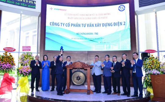 Hơn 12,3 triệu cổ phiếu Tư vấn Xây dựng Điện 2 chính thức lên sàn HOSE