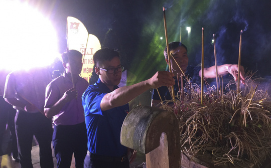 Tuổi trẻ Bộ Công Thương tri ân các Anh hùng liệt sĩ