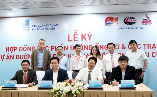 Mốc quan trọng cho Nam Côn Sơn 2:  PVGAS ký kết các hợp đồng gói thầu chính