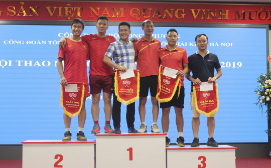 Hội thao Công đoàn Bộ Công Thương mở rộng: Vượt qua chính mình, đi đến vinh quang