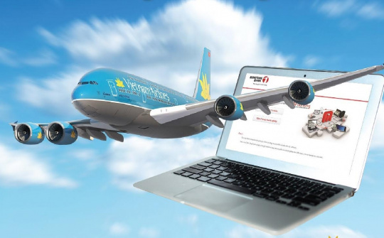 Có thể truy cập internet trên máy bay Vietnam Airlines từ 10/10