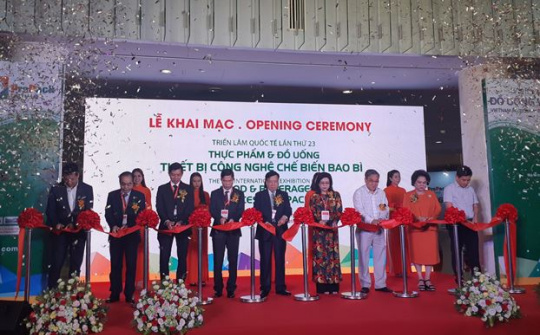 Triển lãm Quốc tế thực phẩm, đồ uống Việt Nam lần thứ 23 quy tụ hơn 600 gian hàng