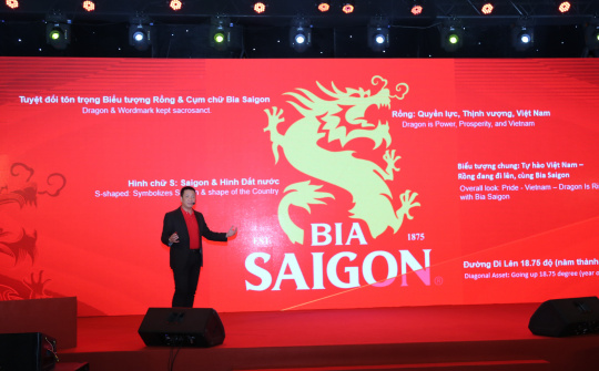 Bia Sài Gòn tái ra mắt bộ nhận diện thương hiệu mới