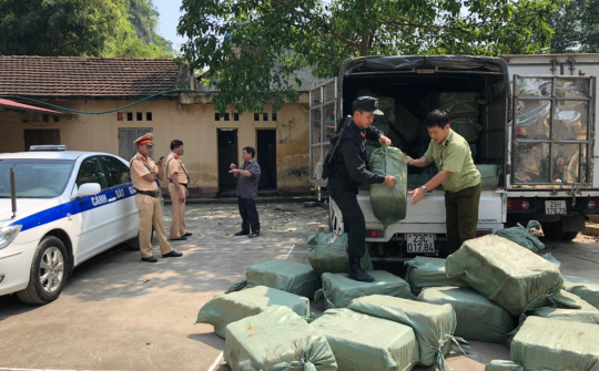 Chặn đứng 2,3 tấn nầm lợn nhập lậu từ Trung Quốc