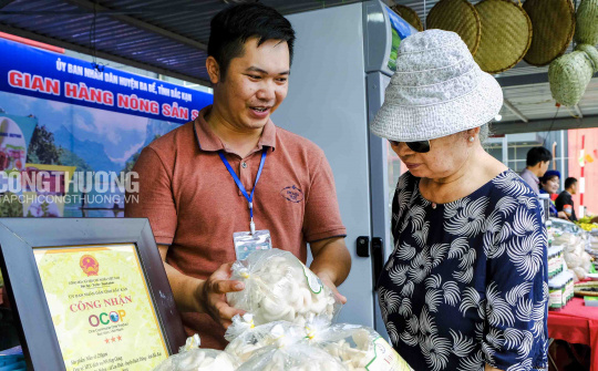 Nông sản sạch Bắc Kạn “ra mắt” người dân Thủ đô qua hệ thống Big C