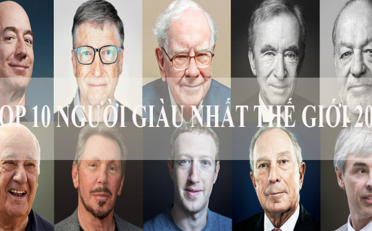 10 người giàu nhất thế giới 2019, ông chủ Facebook “đứng” ở đâu?