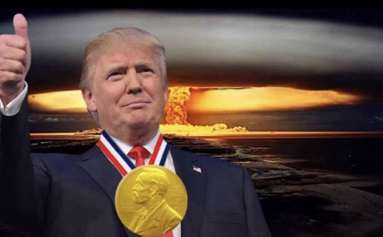 [Tin ảnh] Ông Trump nhận Nobel Hòa bình nếu...
