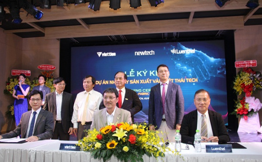 Việt Tiến "bắt tay" đối tác khởi động dự án Nhà máy sản xuất Vải – Việt Thái Tech