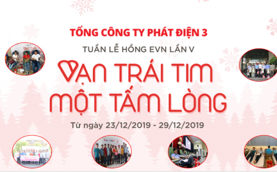 EVNGENCO 3 hưởng ứng "Tuần lễ hồng EVN" lần thứ V