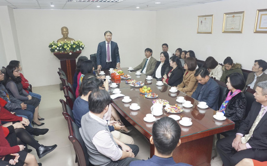 Thứ trưởng Đỗ Thắng Hải thăm và chúc Tết Tạp chí Công Thương dịp đầu xuân Canh Tý