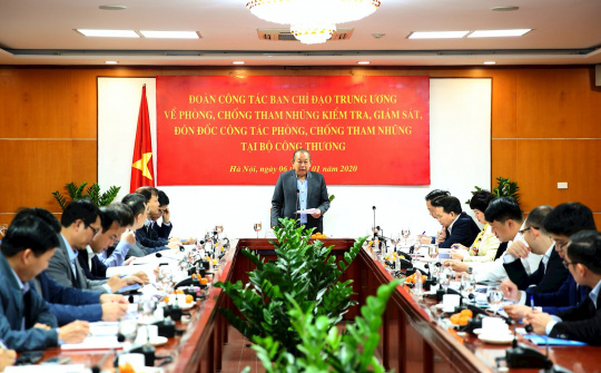 Tích cực kiện toàn tổ chức, Bộ Công Thương tăng cường phòng chống tham nhũng